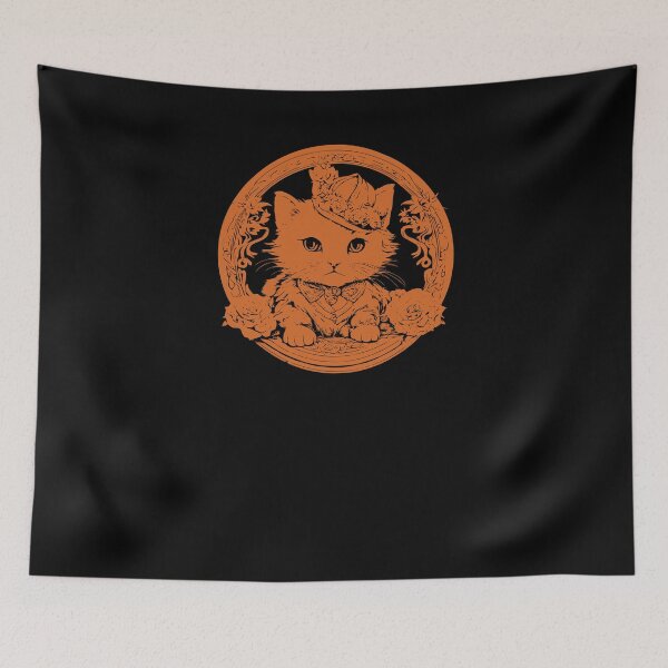 Item preview, Elegant Little Kitten - Chocolate designed and sold by Soulemotion.