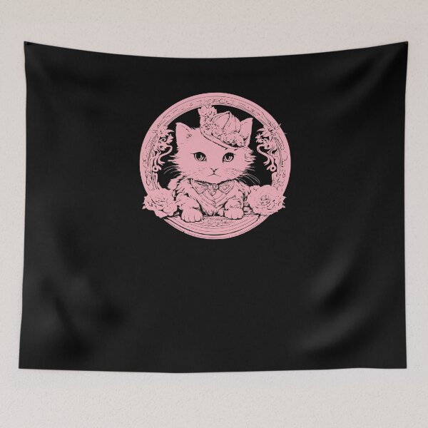 Item preview, Elegant Little Kitten - Soft Pink designed and sold by Soulemotion.