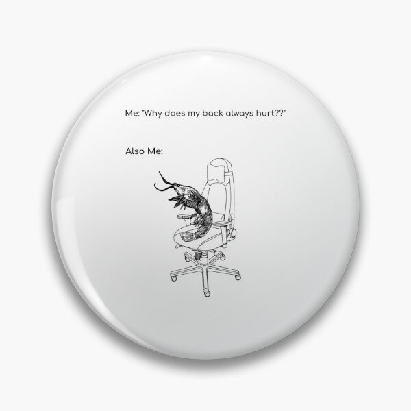 Item preview, Back pain meme Classic designed and sold by alleahsairino.