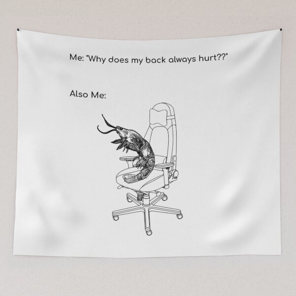 Item preview, Back pain meme Classic designed and sold by alleahsairino.