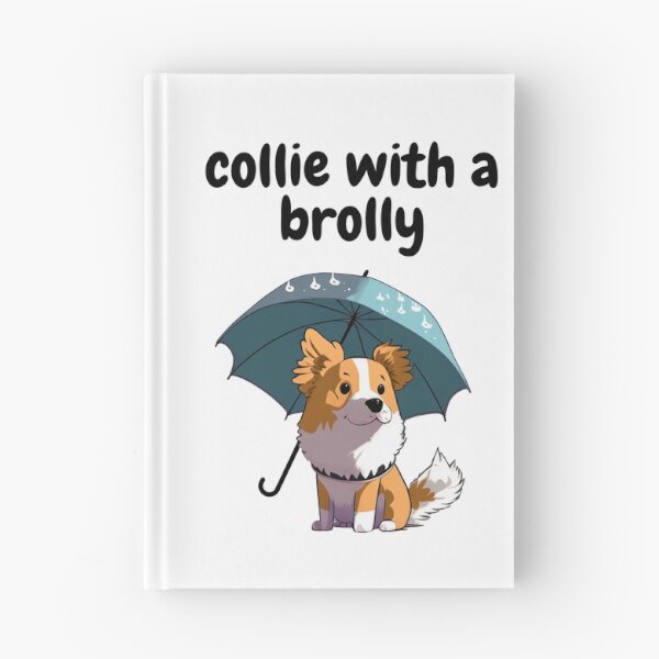 Item preview, Collie With a Brolly designed and sold by ChaiTees.