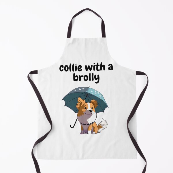 Item preview, Collie With a Brolly designed and sold by ChaiTees.