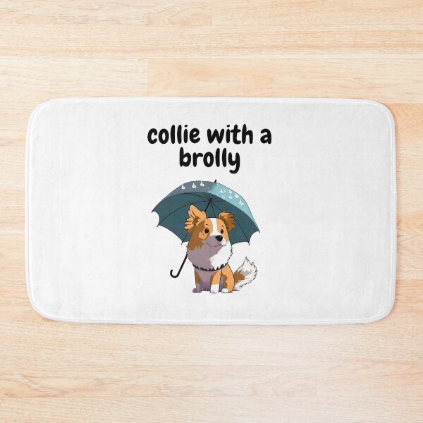 Item preview, Collie With a Brolly designed and sold by ChaiTees.