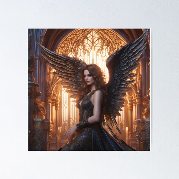 Item preview, Gothic angel  designed and sold by Maths-4-Nerds.