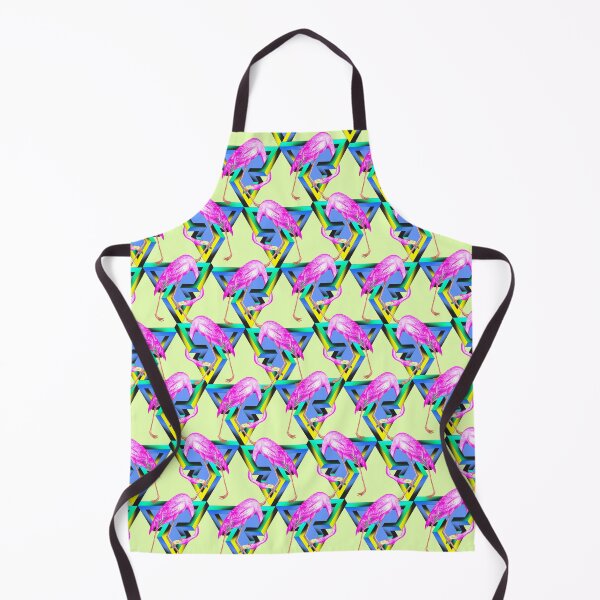 Item preview, 3D, Flamingo, chains ,rainbow ,black ,colorful ,geometric ,stars, space ,wallpaper designed and sold by letsgow8th.