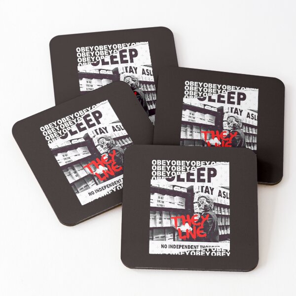 Item preview, They Live OBEY Retro Cult Classic Horror Fan  designed and sold by KELLYROSEBAU.