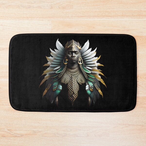 Item preview, BLACK GREEN AFRICAN WARRIOR GREEN WINGS 1 designed and sold by justyna-s28.