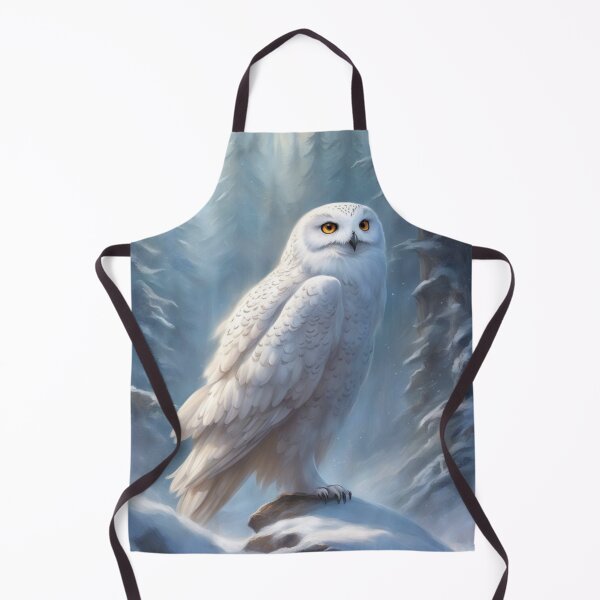 Item preview, white owl in winter designed and sold by Artyom-Ascaron.