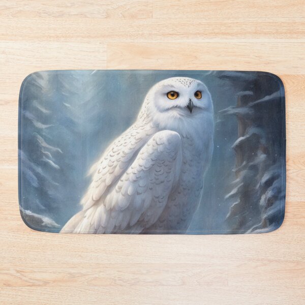 Item preview, white owl in winter designed and sold by Artyom-Ascaron.
