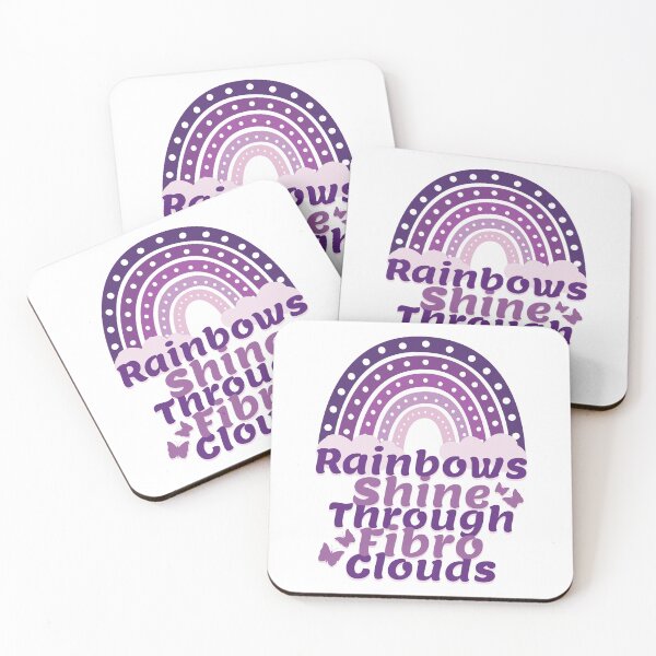 Item preview, Rainbows Shine Through Fibro Clouds Boho Positivity  designed and sold by artistevt.