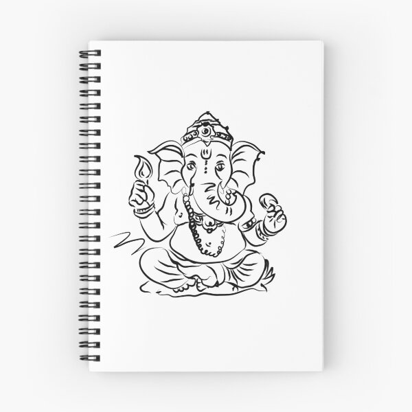 Item preview, ganesh line art | ganesh art poster | lord ganesh art painting designed and sold by KARTICK DUTTA.
