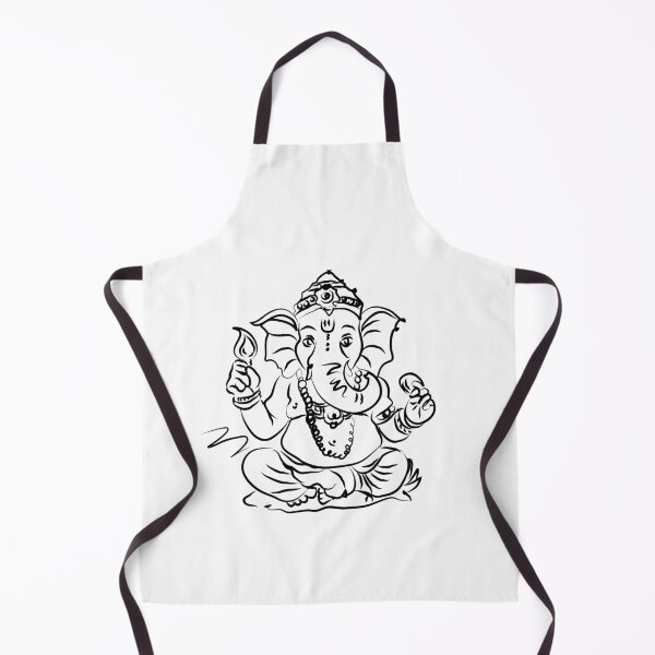 Item preview, ganesh line art | ganesh art poster | lord ganesh art painting designed and sold by KARTICK DUTTA.