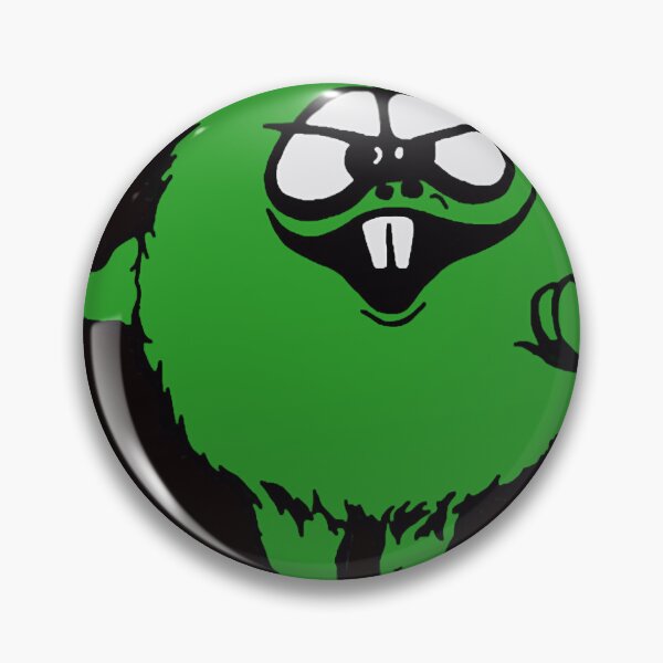 Item preview, Green Guy flips bird - 70s retro designed and sold by KELLYROSEBAU.