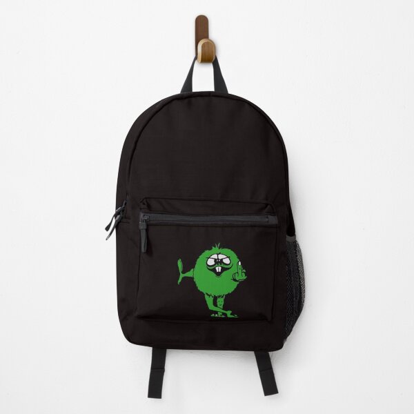 Item preview, Green Guy flips bird - 70s retro designed and sold by KELLYROSEBAU.