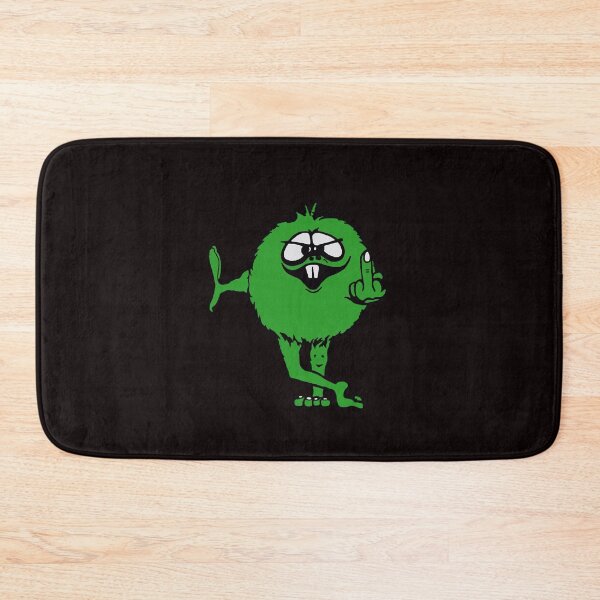 Item preview, Green Guy flips bird - 70s retro designed and sold by KELLYROSEBAU.