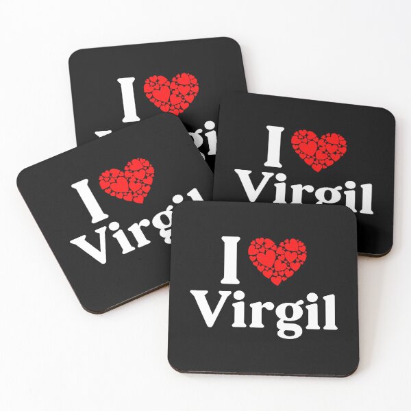 Aperçu de l'œuvre Virgile Coeur - J'aime Virgile créée et vendue par MiraclePitts.