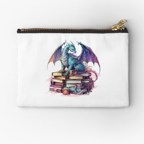 Vista previa del artículo con la obra « dragones y libros», diseñado y vendido por PrettyPittie Shop.