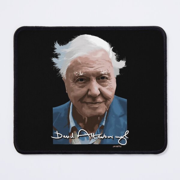 Item preview, david tv attenborough signed portrait designed and sold by KymaniMayo94.