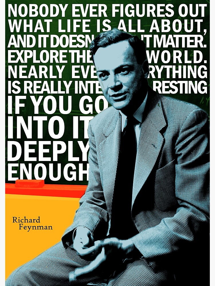 Richard Feynman by pahleeloola