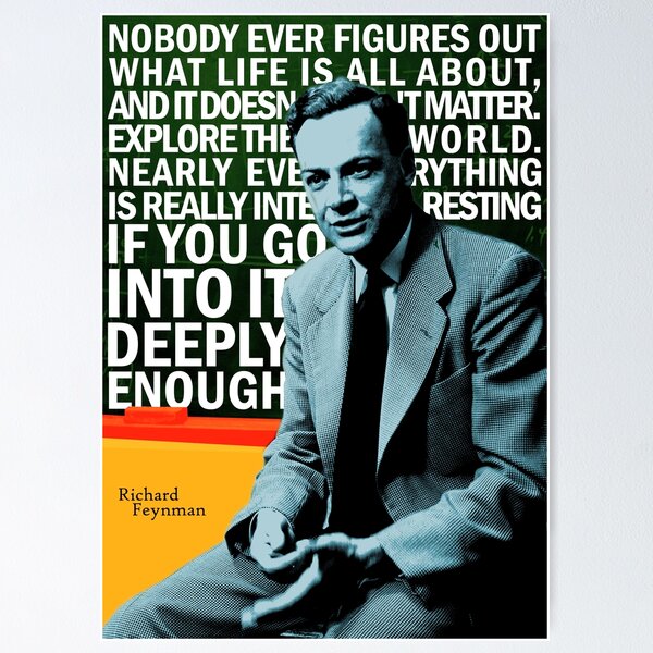 Richard Feynman Poster