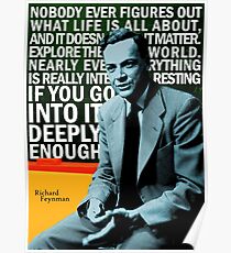 Richard Feynman Poster