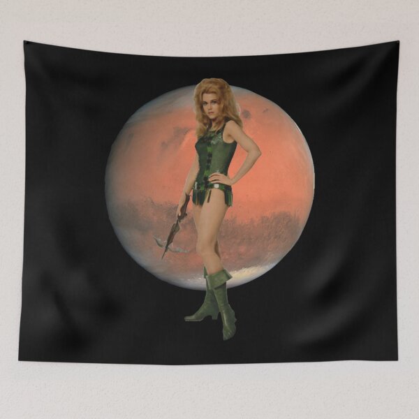 Item preview, Barbarella guards Mars designed and sold by ShopArtKatri.