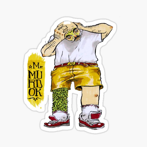Mr Murdok - Bald Sticker