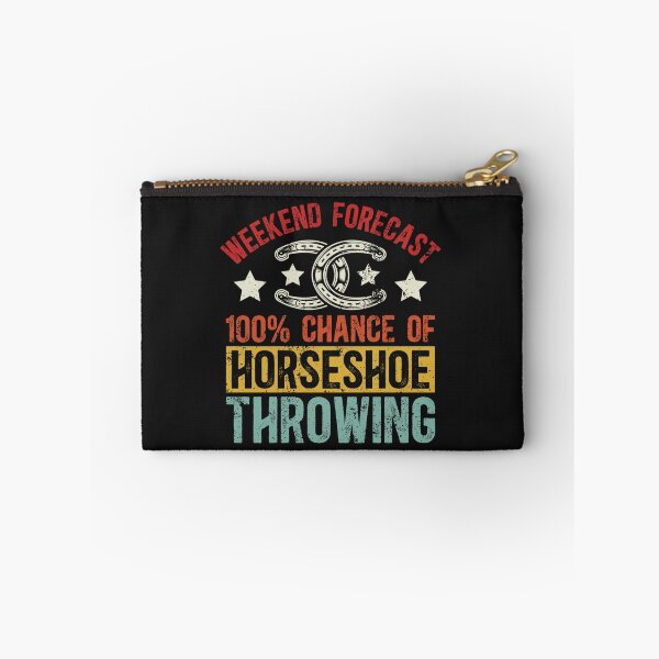 Item preview, Weekend Forecast. 100% Chance of Horseshoe Throwing designed and sold by Pitchou07.