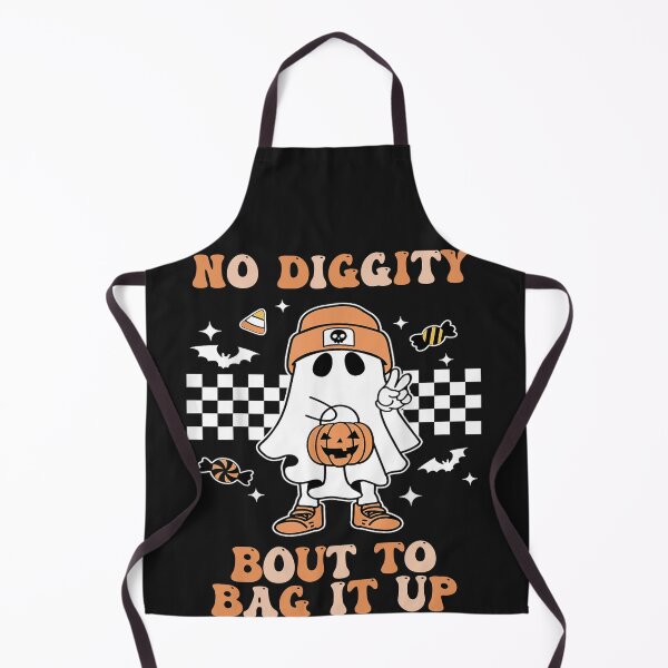 Item preview, Groovy No Diggity Bout To Bag It Up Ghost Halloween designed and sold by Pitchou07.