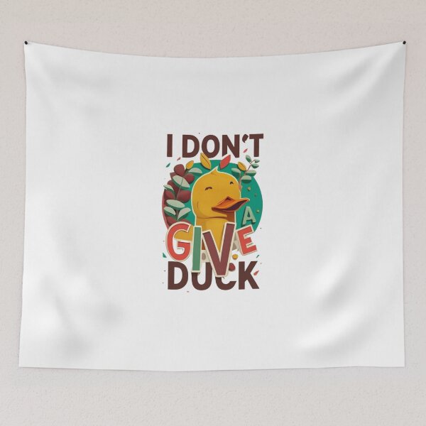 Item preview, I Don't Give A Duck" - Hilarious Wordplay Design designed and sold by TheSaif.