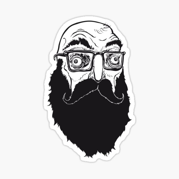 Mr Murdok - Beard Sticker