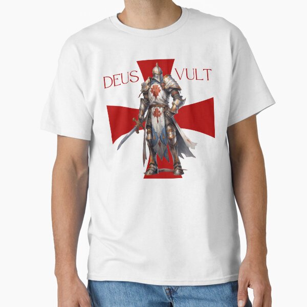 Item preview, Deus Vult Crusader Medieval Knight designed and sold by AgeOfHeroes.