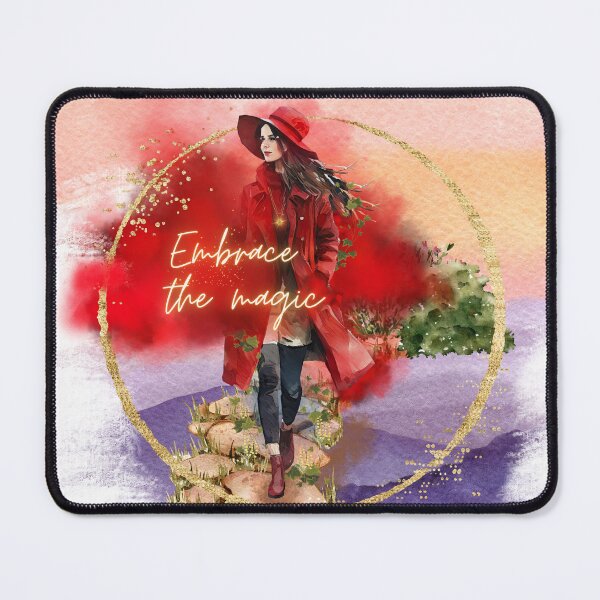 Item preview, Modern Autumn Witch - Watercolor Graphic Design designed and sold by Lunardreams54.