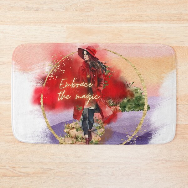 Item preview, Modern Autumn Witch - Watercolor Graphic Design  designed and sold by Lunardreams54.