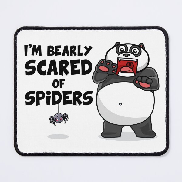 Item preview, Bearly scared of spiders (on light colors) designed and sold by messy-nessie.