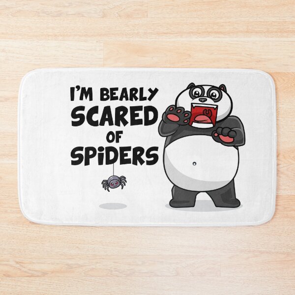 Item preview, Bearly scared of spiders (on light colors) designed and sold by messy-nessie.