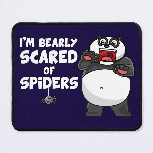 Item preview, Bearly scared of spiders (on dark colors) designed and sold by messy-nessie.