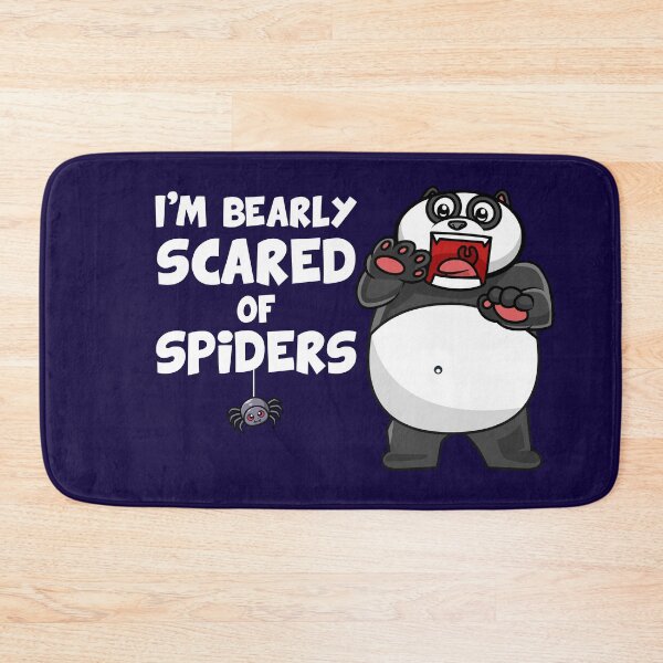Item preview, Bearly scared of spiders (on dark colors) designed and sold by messy-nessie.
