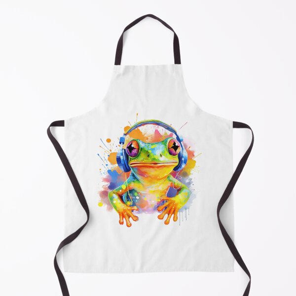 Item preview, Funny Frog listening to music designed and sold by PrzemekJAS.