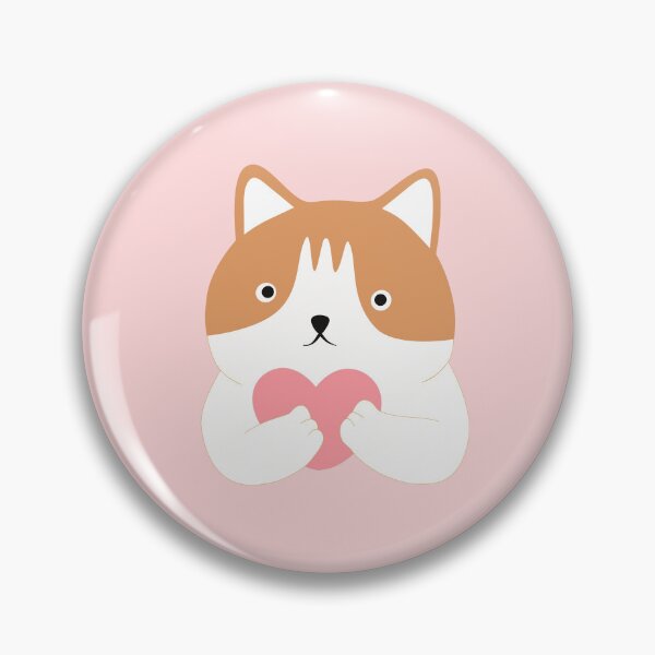 Item preview, Brown cat hug the heart designed and sold by Beerich888.