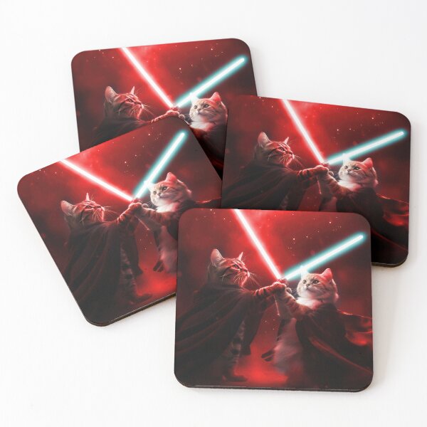 Item preview, Cats With Lightsabers! Star Paws designed and sold by Very Peculiar.