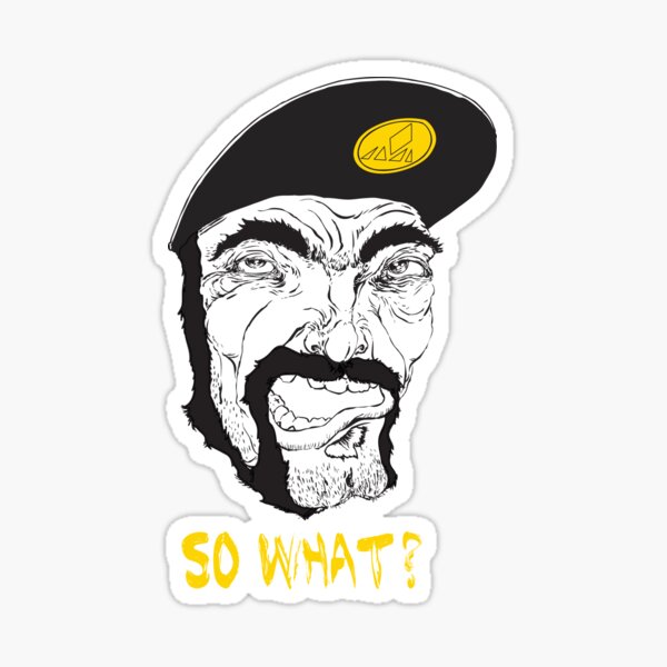 Mr Murdok - So what? Sticker