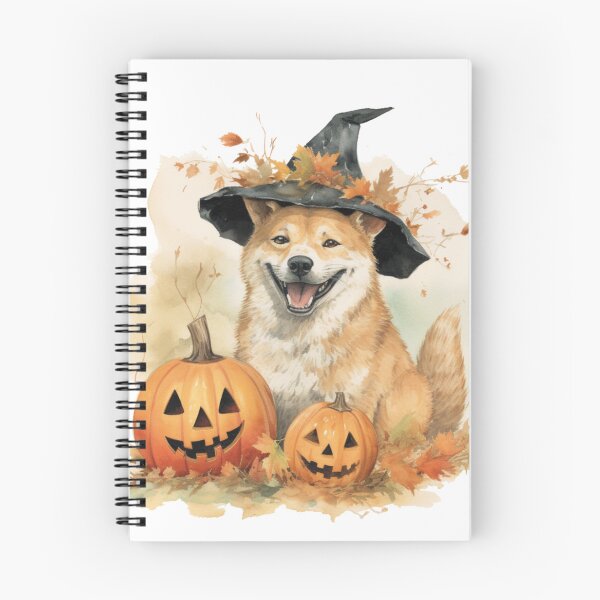 Item preview, Shiba Inu with Pumpkins, Vintage, Retro designed and sold by CreativeDecorCo.