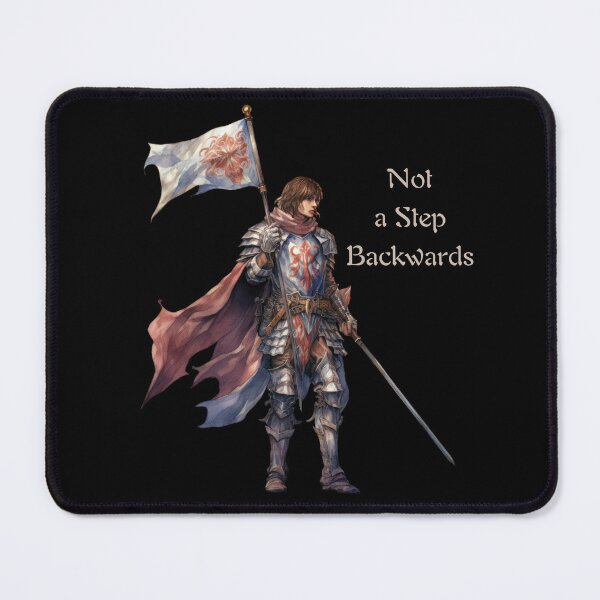 Item preview, Not a Step Backwards Crusader Medieval Knight designed and sold by AgeOfHeroes.