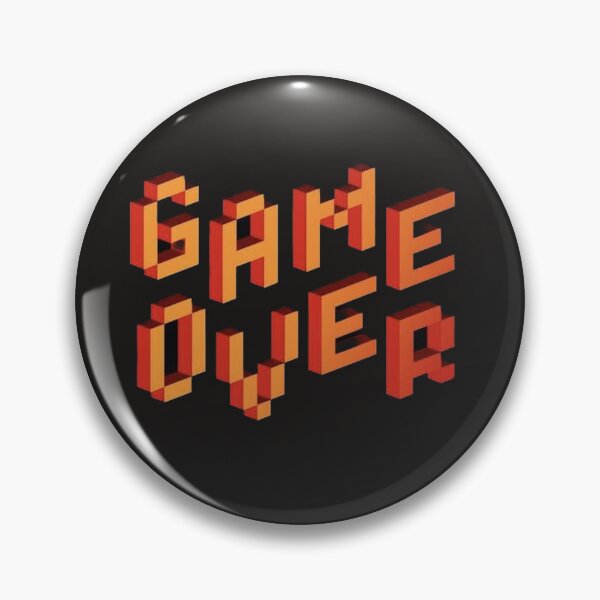 Item preview, 8 Bit Game Over 70's Gamer design designed and sold by DukeGroovy.