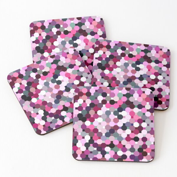 Item preview, Abstract Pink, Purple and Grey Octagons designed and sold by KaSaPo.