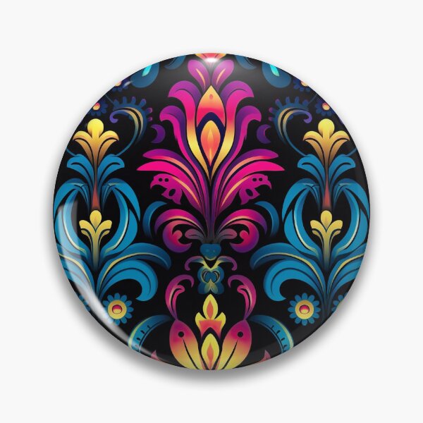 Item preview, Modern design reminiscent of Victorian neon punk style patterns designed and sold by Pflugart.