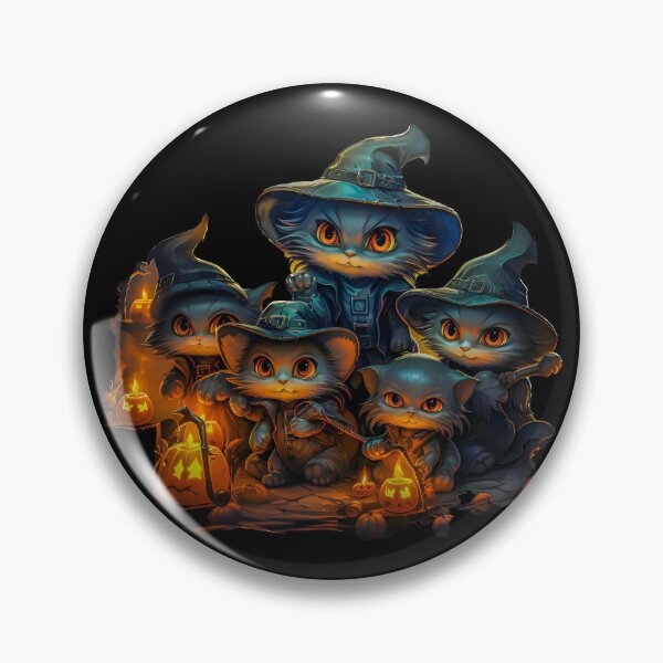 Item preview, Halloween cats designed and sold by Elitekampfei.