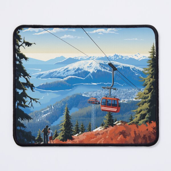 Item preview, A Pop Art Travel Print of Vancouver - Canada designed and sold by StudioRedKoala.