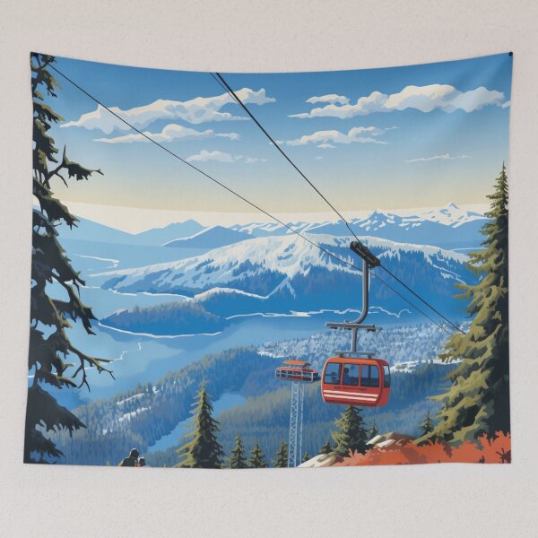 Item preview, A Pop Art Travel Print of Vancouver - Canada  designed and sold by StudioRedKoala.